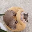 55cm Warm Soft Cat House Pet Sleeping Bag Lovely Hamburger