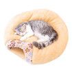 55cm Warm Soft Cat House Pet Sleeping Bag Lovely Hamburger