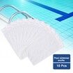 10PCS Filter Storage Pool Skimmer Socks Nylon Swimming Pool Filter Socks For Baskets Skimmers White