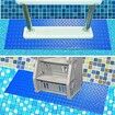 90X23CM Swimming Pool Ladder Mat - Protective Pool Ladder Pad Step Mat with Non-Slip Texture