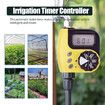 Electronic Water Timer Garden Irrigation System Controller, Rain Delay, Automatic Watering Timer Intelligent Irrigation Controller Col Yellow