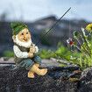 Mini Gnome Fishing Statue Dwarf Elf Figurines Garden Funny Lawn Creative Ornament