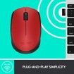 Wireless Mouse M171 Red