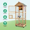 Petscene Pet Bird Cage Large Aviary Cockatiel House Budgie Parrot Pigeon Outdoor Indoor with Wheels