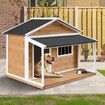 Petscene XXL Wooden Dog Kennel Puppy House Pet Home Shelter Indoor Outdoor