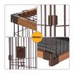 Petscene Large 5-Tier Cat Cage House Wire Pet Crate Rabbit Hutch Kennel Playpen with Hammock