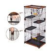 Petscene Large 5-Tier Cat Cage House Wire Pet Crate Rabbit Hutch Kennel Playpen with Hammock