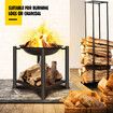 Fire Pit BBQ Grill Portable Fireplace Outdoor Patio Heater Camping Smoker Brazier 26 Inch