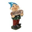 Welcome Resin Anim Figure Garden Statues Gnome Garden Decoration