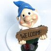 Welcome Resin Anim Figure Garden Statues Gnome Garden Decoration