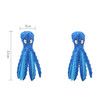 Octopus Squeaky Dog Toy, Puppy Teething Toys for Small Medium Dogs (Blue)