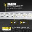 DEFEND 20inch Osram LED Light Bar Spot Flood Super Slim Single Row Lamp Offroad