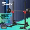 Finex Squat Rack Adjustable Barbell Rack Weight Bench Press Barbell Bar Stand