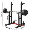 Finex Adjustable Squat Rack Weight Bench Press Barbell Bar Stand Weight Lifting