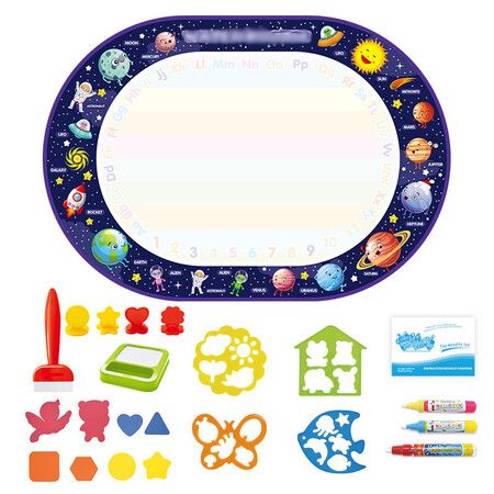 Large Aqua Magic Water Drawing Mat Toys 100 X 70 CM Coloring Mat for Kids Toddlers Boys Girls SEA STAR