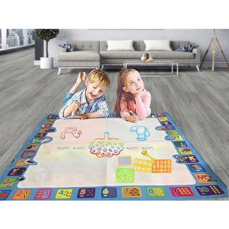 Magic Doodle Mat for Kids – 100 X 100 cm Gift for 3 to 9 Years Old Boys Girls