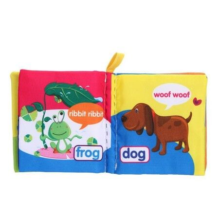Baby Books Toys, Touch and Feel Crinkle Cloth Books for Babies Boys and Girls