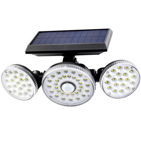 Outdoor Solar Motion Sensor Light Security Flood Lamp 70 LEDs for Front Door Garden Garage Patio