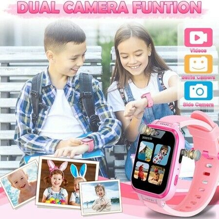Kids Smart Watch with 90 Degree Rotatable Camera Smartwatch for Girls