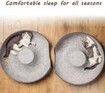 Natural Felt Pet Cat Tunnel Nest Bed,Funny Round Felt pet nest,Small Dogs Pets Supplies(Light Grey)