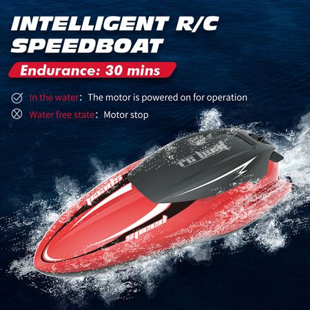 2.4G RC Speed boat Waterproof Rechargeable High Speed Racing Model Electric Radio Control Outdoor Boats Toys for boys