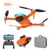 MINI GPS 5G WIFI FPV With 4K HD Camera 25mins Flight Time Brushless Foldable RC Drone Quadcopter RTF Col.Orange