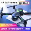 4K Dual-Lens Folding Positioning Remote Control Drone Hd Aerial Photography Remote Control