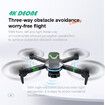 4K Dual-Lens Folding Positioning Remote Control Drone Hd Aerial Photography Remote Control