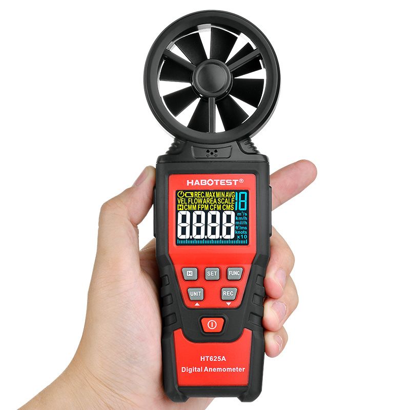 Digital Wind Speed Anemometer,  Air Speed  Flow Gauge