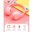 Cat Ear Wireless Headsets Foldable Bluetooth 5.0 Noise Cancellation Best Gift Headset With Mic Support TF Card