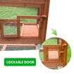 Petscene L Size Bird Cage Wooden Aviary Budgie Parrot House Canary Pigeon Coop Nesting Box Ladder