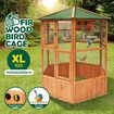 Petscene Bird Cage Aviary XL Size Wooden Cockatiel Budgie Pigeon Parrot Coop 