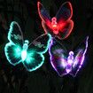 1PCS LED Garden Solar Butterfly Light Color-Changing Outdoor Waterproof for Garden Decoration Path Lawn Landscape Lamp Color Random