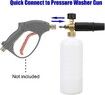 Foam Cannon with 1/4 Inch Quick Connector, 1 Liter, 5 Pressure Washer Nozzle Tips