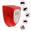 Solar Animal Repeller Ultrasonic Sonic 6 LEDs Bird Cat Dog Repeller IP65 Motion Sensor Siren Strobe Alarm For Outdoor Garden