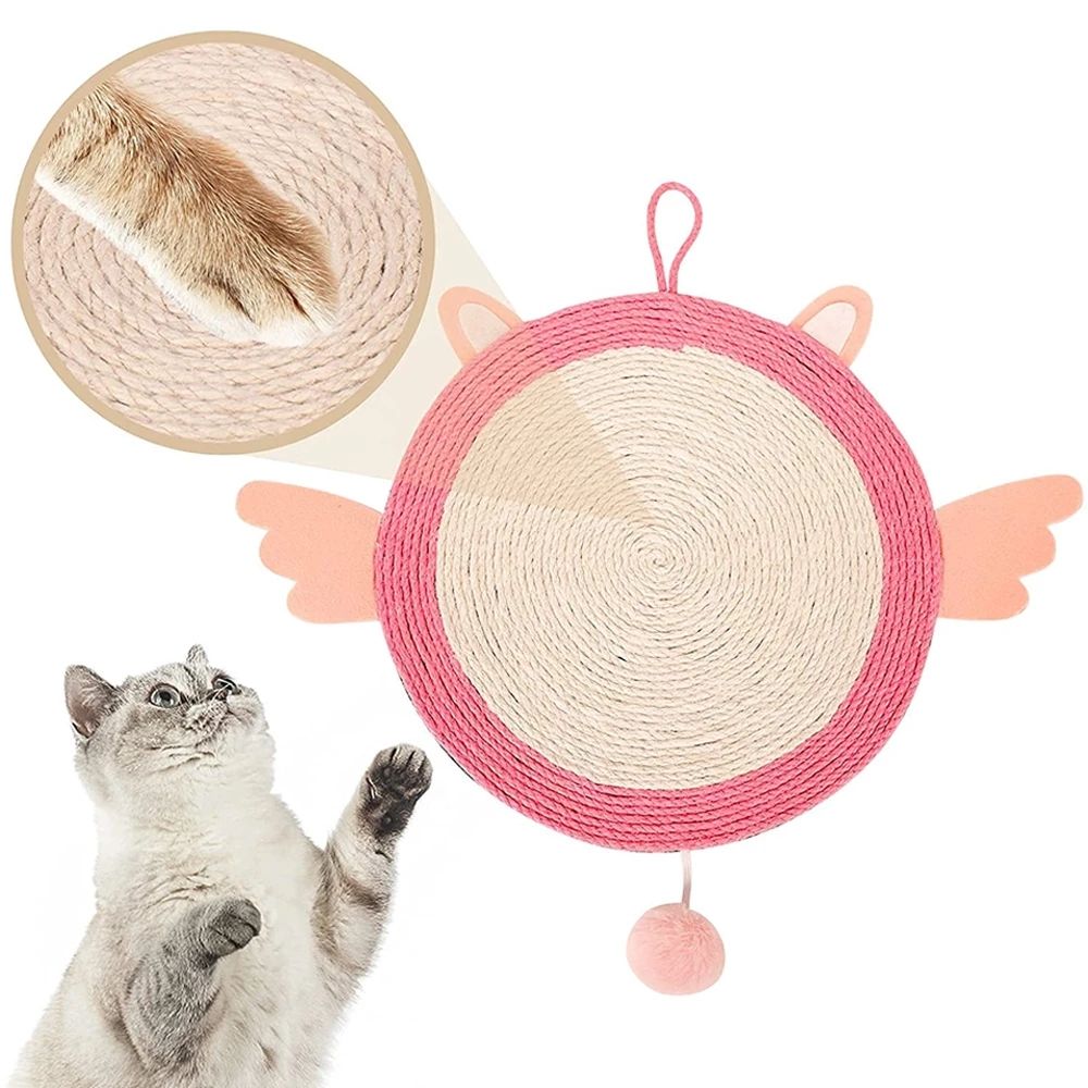 Indoor Cute Cat Scratching Rug, Cat Scratch Pad, Furniture Sofa Protection Cat Toy