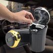 Car Ashtray,Portable Auto Smokeless Vehicle Ash Stainless with Lid for Women Men