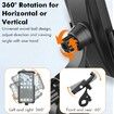 Mobile Phone Holder Bicycle Universal Motorcycle Rear View Mirror Mobile Phone Holder (Black)