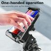 Mobile Phone Holder Bicycle Universal Motorcycle Rear View Mirror Mobile Phone Holder (Black)