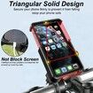 Mobile Phone Holder Bicycle Universal Motorcycle Rear View Mirror Mobile Phone Holder (Black)