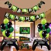 Video Game Birthday Decorations Party Balloons Happy Birthday Banner for Birthday Party Game Party