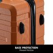 2 Piece Luggage Set Carry On Hard Suitcases Travel Trolley Lightweight TSA Lock Orange