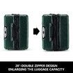 3 Piece Luggage Set Hard Carry On Travel Suitcases Trolley Lightweight with TSA Lock and 2 Covers Green