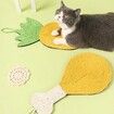 Sisal Scratch Mat for Cats, Dust and Scratch Protector, Abrasion Resistant,Pineapple shape