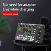 Podcast Microphone Bundle Sound Card 16 Sound Effects Audio Recording Sound Mixer Audio Mixing Console Amplifier for Phone PC