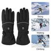 Electric Heated Gloves with Temperature Adjustment Lithium Batteries Heating Gloves for Motorcycle Cycling Ski Hiking Climb