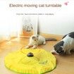 Electric Turntable Cat Funny Cat Toy Stick Automatic Rotating Electric Toy