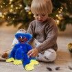 Glowing Singing Huggy Wuggy Plush Toys  Poppy Playtime Toy 40cm Monster Horror Doll Gifts Color Blue