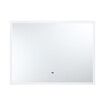 LED Inductive Bathroom Mirror Anti-Fog Vanity Mirrors with Lights Wall Mounted Lighted Mirror 80x60cm