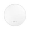 LUXSUITE Bathroom Mirror Smart Round LED Fogless Wall Mounted for Salon Vanity Shower 60cm